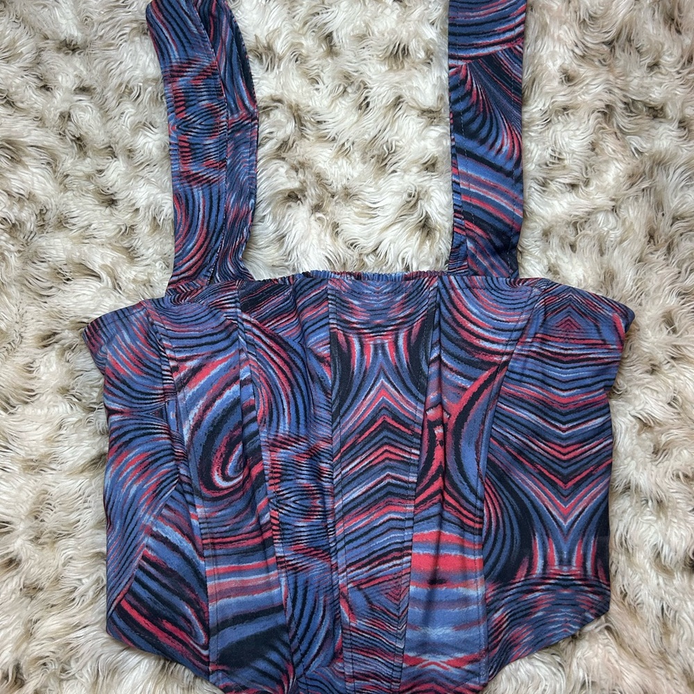 Forever 21 Red White & Blue Corset type
Тор
